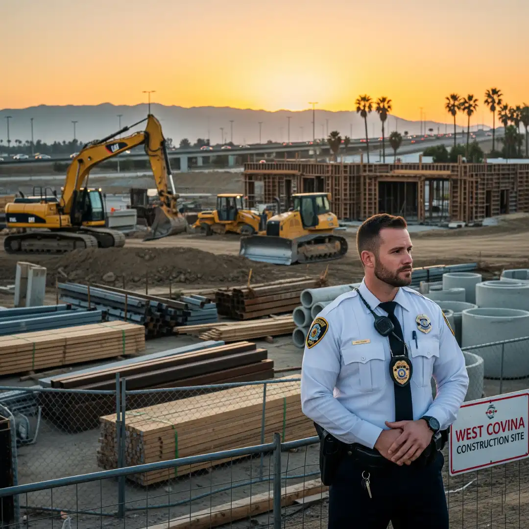 Armed Security for construction sites in West Covina