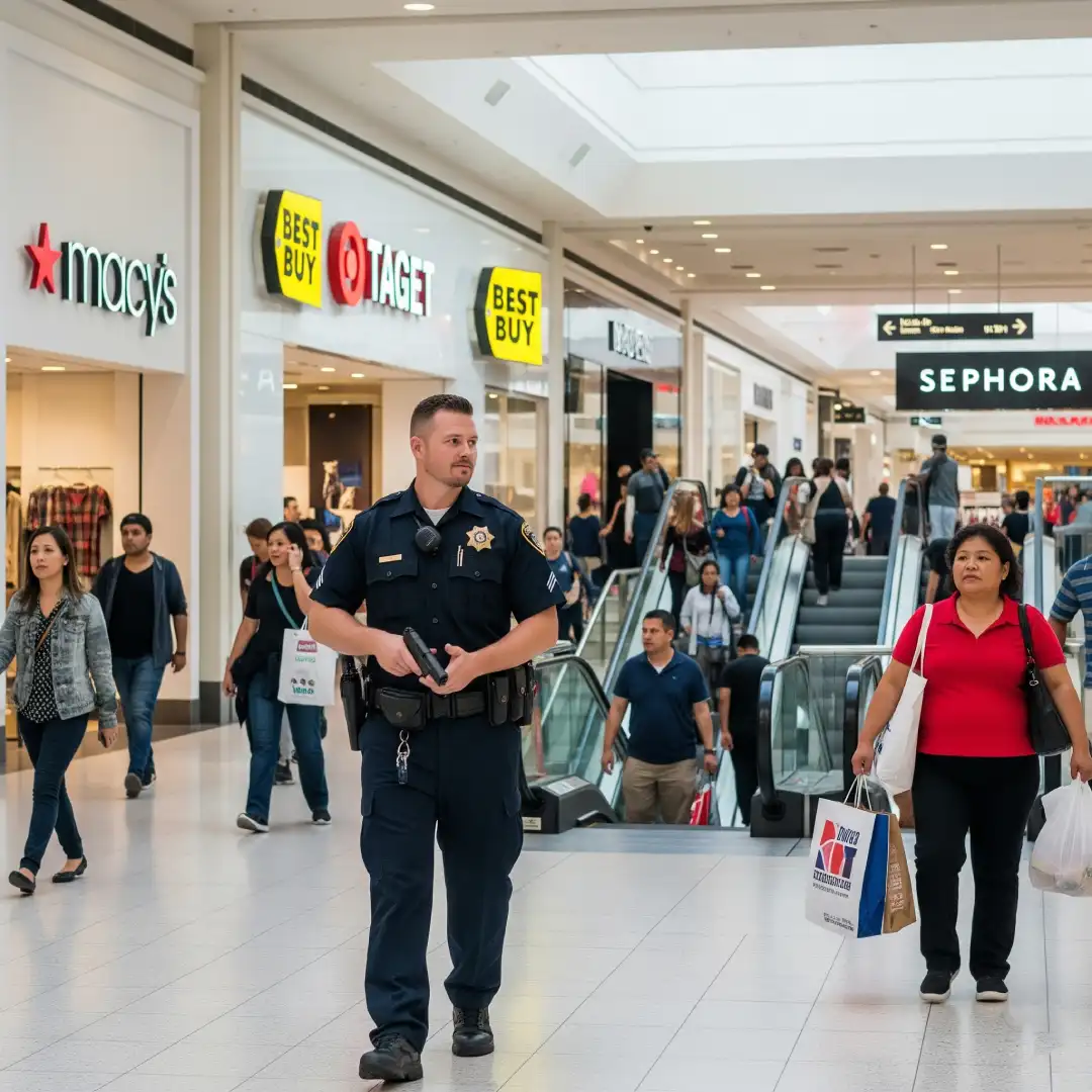 Armed security for shopping malls in West Covina
