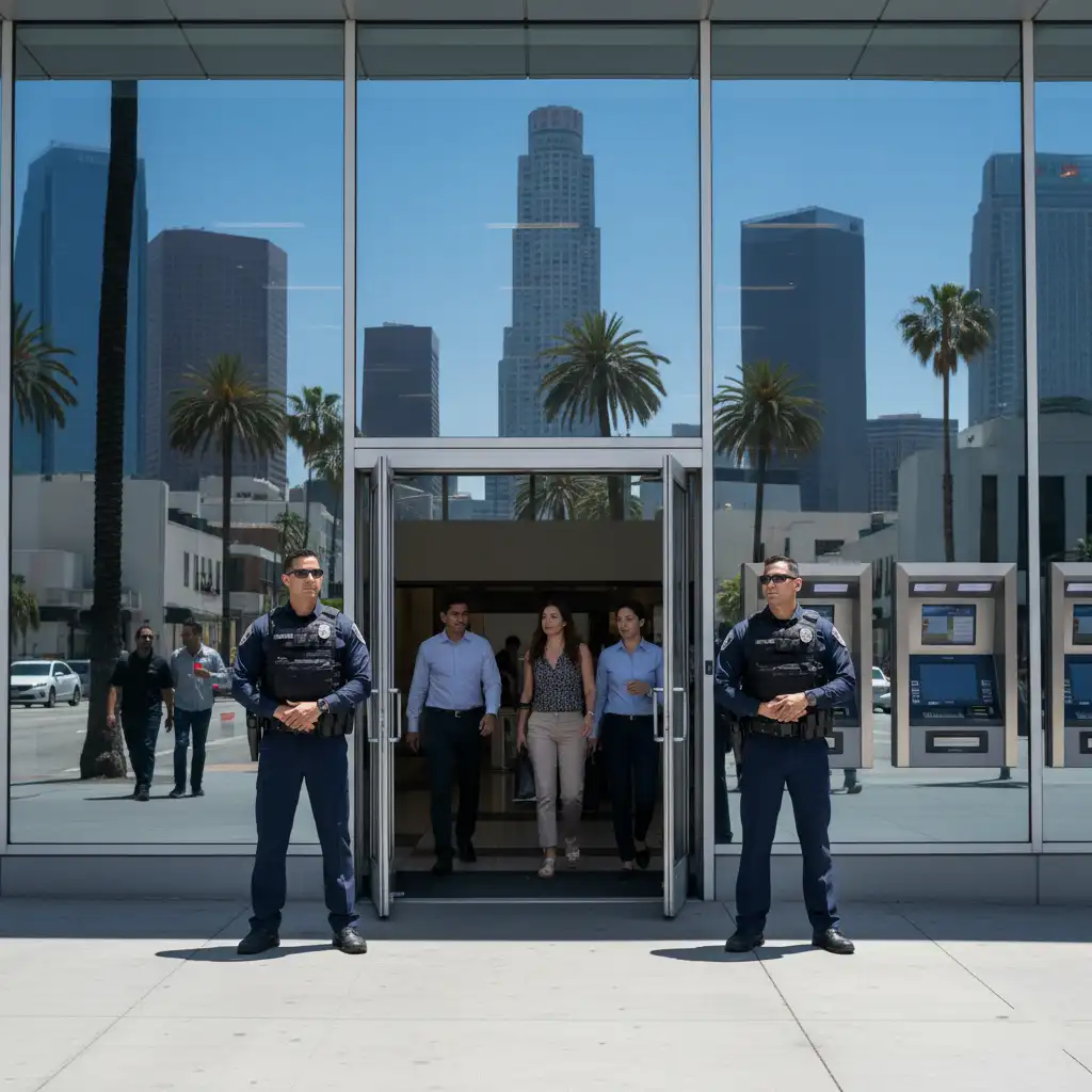 Armed security for banks in Los Angeles: Fit Guard Services