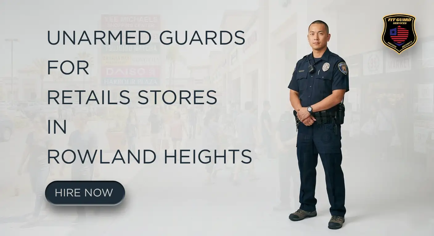 7 Reasons Retail Stores in Rowland Heights Prefer Unarmed Security Guards