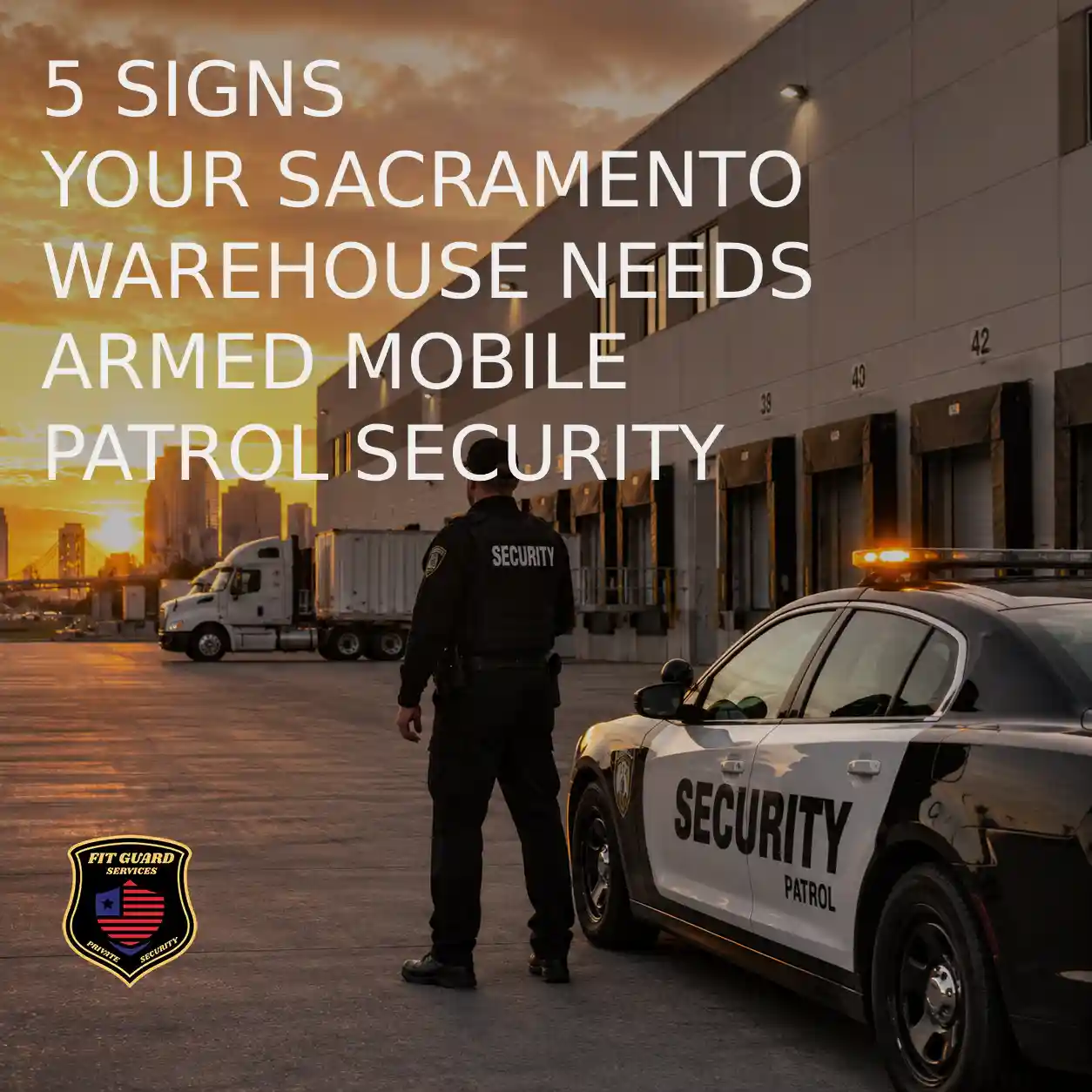 5 Signs Your Sacramento Warehouse Needs Armed Mobile Patrol Security